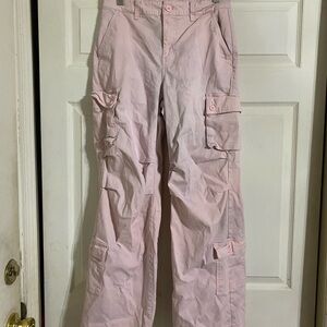 Pink Cargo Pants